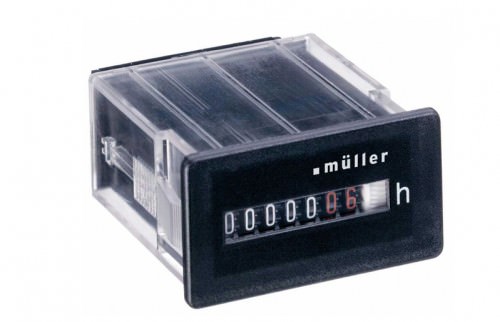Horómetro 230VAC 53x28mm BW30.18 — Hugo Müeller — Hugo Müeller