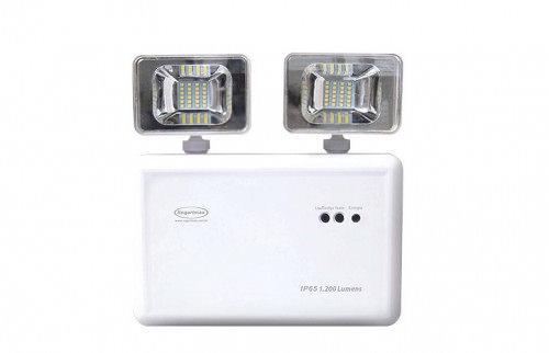 Luminaria de Emergencia LED IP65 1200lm 255x68x258mm 240V 4W 26568 — Segurimax — SEGURIMAX