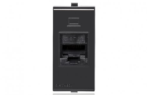 Toma Datos Cat 6 Noir RJ45 224106 — Sinthesi — SINTHESI