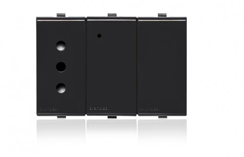 Tomacorriente Smartswitch Wifi Noir 1 Módulo 10A 2P+T 250V 225506 — Sinthesi — SINTHESI