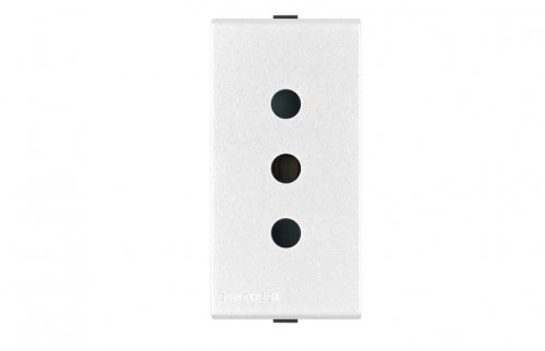 Tomacorriente Magnesio 1 Módulo 10A 2P+T 250V 443014 — Sinthesi — SINTHESI