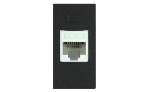 Toma Datos Cat 5E Carbón RJ45 444110 — Sinthesi — SINTHESI