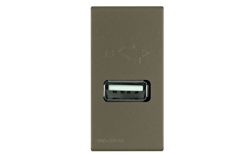 Cargador USB Carbón 1A 5V 444713 — Sinthesi — SINTHESI