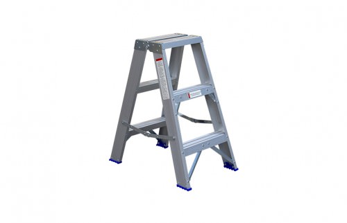 Escalera Tijera - 2 Peldaños 150kg - Aluminio LDA2003 — Cpower — CPOWER