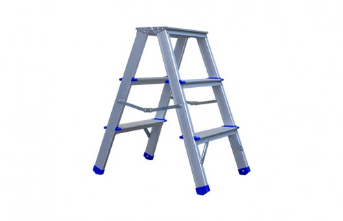 Escalera Tijera Aluminio 2x3 Peldaños - 150kg LB403 — Cpower — CPOWER