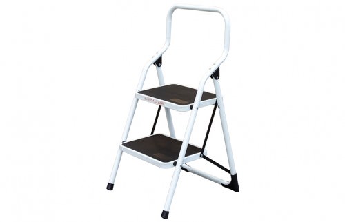 Escalera de Acero 2 Peldaños Capacidad: 150kg LY302 — Cpower — CPOWER