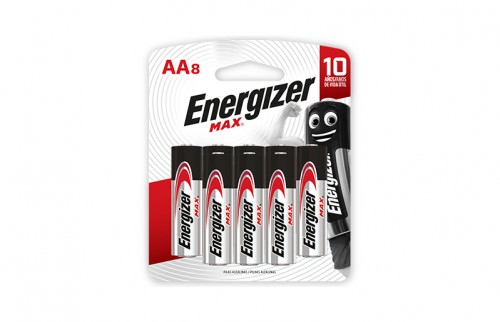 Pila Alcalina 8 X Aa - Max 923260 — Energizer — Energizer