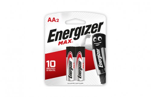 Pila Alcalina 2 X Aa - Max 923261 — Energizer — Energizer