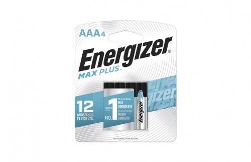 Pila Alcalina 4 X Aaa - Max Plus 922512 — Energizer — Energizer