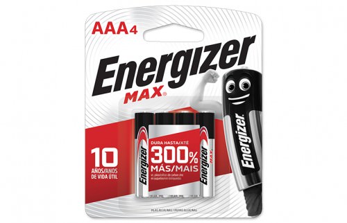 Pila Alcalina 4 X Aaa - Max E92 — Energizer — Energizer