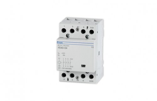Contactor 40A bobina 230VAC 4NA 40-40 Doepke — Doepke