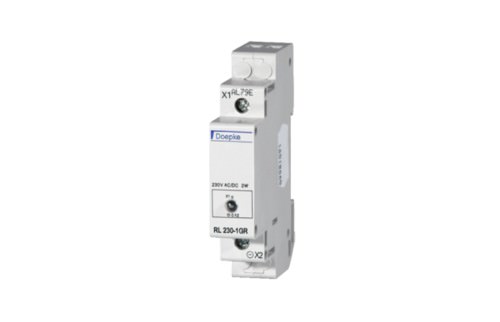 Lámpara Piloto LED 2W Verde 220VAC - Montaje DIN 240VAC 50 a Rl — Doepke — DOEPKE