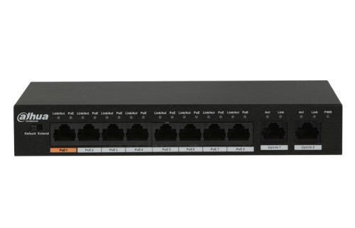 Switch 8 Puertos Poe PFS3010-8ET-96 — Dahua — DAHUA