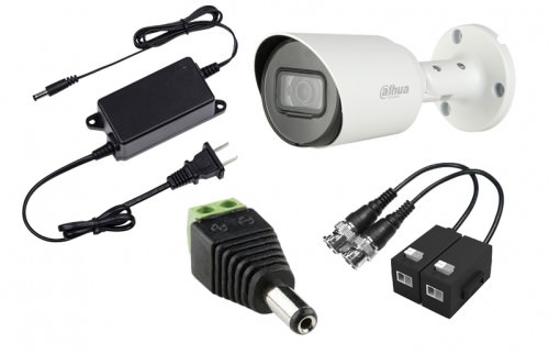 Kit Unitario Cámara Hdcvi Cámara Bala Metálica 12V 1A HDCVI1CAM-EXT-M — Dahua — DAHUA