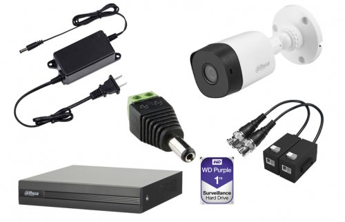 Kit 8 Cámaras Hdcvi Exterior 12V 1A 25 Mts Hdcvi — Dahua — DAHUA