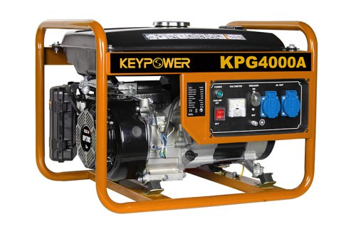 Generador Monofásico 3.2kW 3.2kVA 617x445x467mm 220V 4000A 3500W GG4000A — Keypower — KEYPOWER