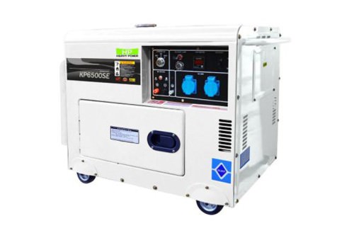 Generador Trifásico 5.2kW 5.5kVA, Diesel, Insonoro 940x560x770mm 220V 6000W KP6500SE3 — Keypower — KEYPOWER