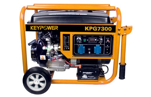 Generador Monofásico 5.8kW 6kVA 717x545x592mm 220V 6300W GG7300 — Keypower — KEYPOWER