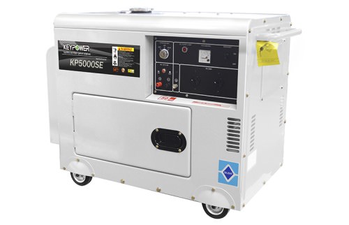 Generador Monofásico 4.2kW 4.2kVA, Diesel 940x560x770mm 220V 4500W KP5000SE — Keypower — KEYPOWER