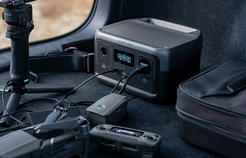 Estacion de Energia Portatil River 2 Potencia 300W, Autonomia 256Wh 230VAC 10A River — Ecoflow — ECOFLOW