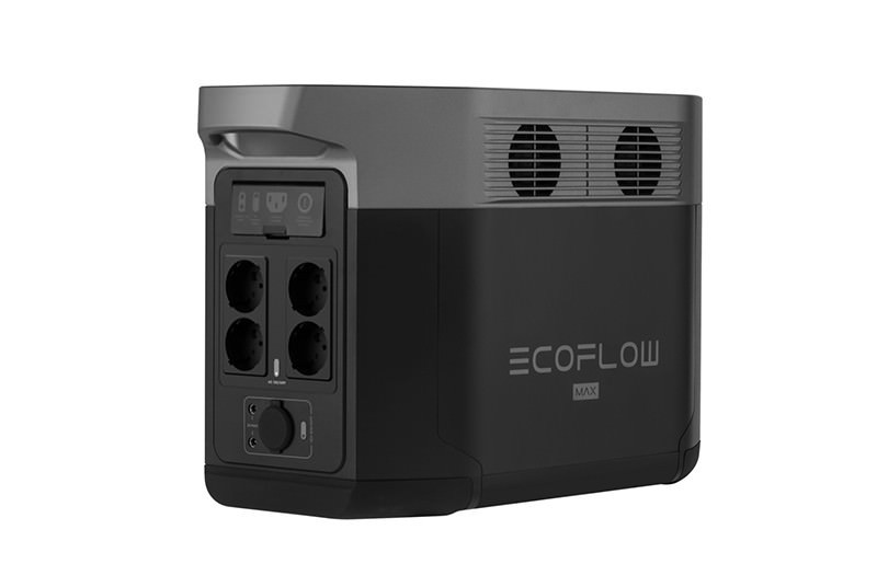 Estacion de Energia Portatil Delta 2 Max Potencia 2400W, Autonomia 2048Wh 497x242x305mm 5V 8A Delta — Ecoflow — ECOFLOW