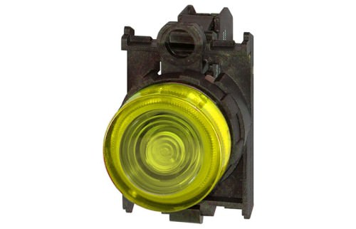 Luz Piloto LED ÁMbar Requiere LED - 22mm 230VAC IP67 B3R — Benedict — BENEDICT
