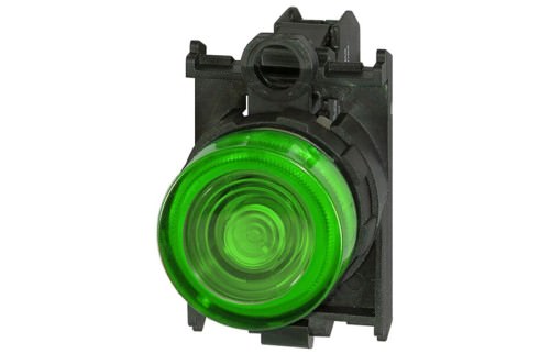 Luz Piloto LED Verde Requiere LED - 22mm 230VAC IP67 B3R — Benedict — BENEDICT