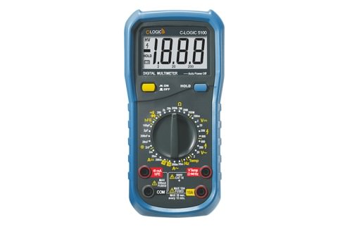 Multimetro Selección Manual 2000 Cuentas - AC/DC 600V 10A 9V — C