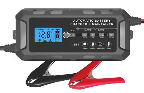 Cargador / Mantenedor de Baterías 4 en 1 12V - 6A / 24V - 5A 21x10x6 10A IP64 EPA2412LD — Sz Everpow — SZ EVERPOW