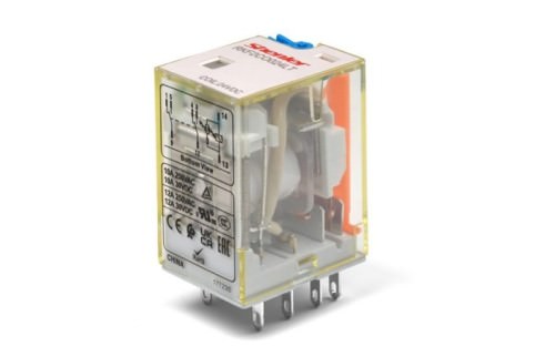 Relé Miniatura Rkf 4 Polos Alimentación 230VCA 6A 180W RKF4CO730LT — Shenler — Shenler