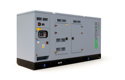 Grupo Electrógeno 500kVA 230 / 380V AC -400kW 836A GP-550 — Geopower — GEOPOWER