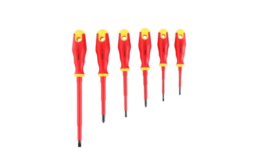 Set de Destornilladores Punta Plana -Phillips y Estante Organizador 0x75 1000V RH-2724 — Ronix — RONIX