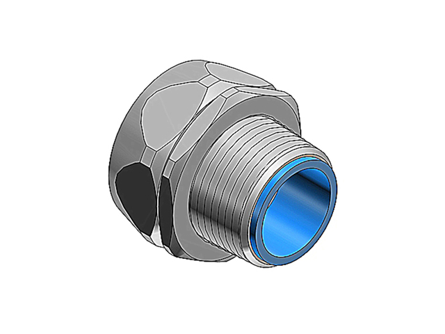 Conector Recto Para Flex A.inox 1 5334SST (237491843) — Otras Marcas