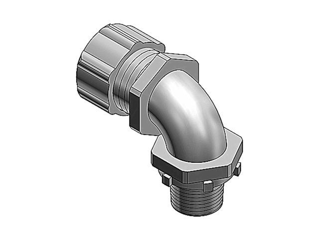 Conector Curvo Para Flex Galv 1/2 90ø 5252 (237432143) — Otras Marcas