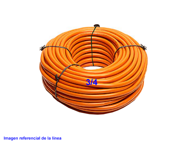 Tubo PVC Alta Densidad 3/4Pg Naranjo X 100 Metros 14604391 (237915510) — Otras Marcas