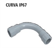 Curva 90 Libre de Halogeno 40mm IP 67 300001343 (40140010) — Otras Marcas
