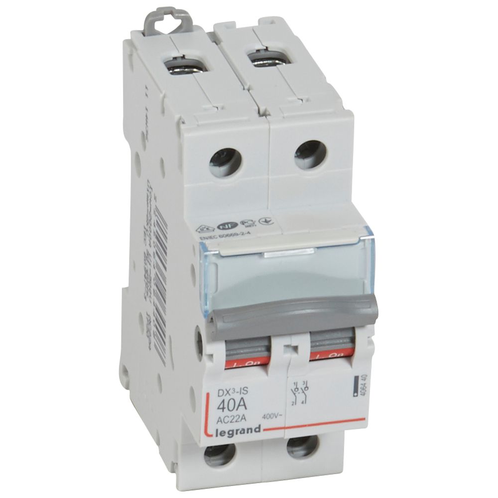 Interruptor SECCIONADOR 2x 40A 400V 406440 Legrand — Legrand