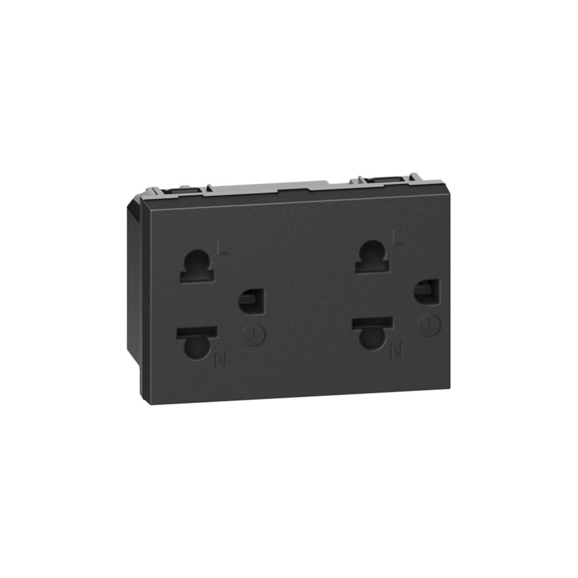 Toma Duplex Euroamericana 2P+T 16/16A 3 KG4185 — Legrand — Legrand