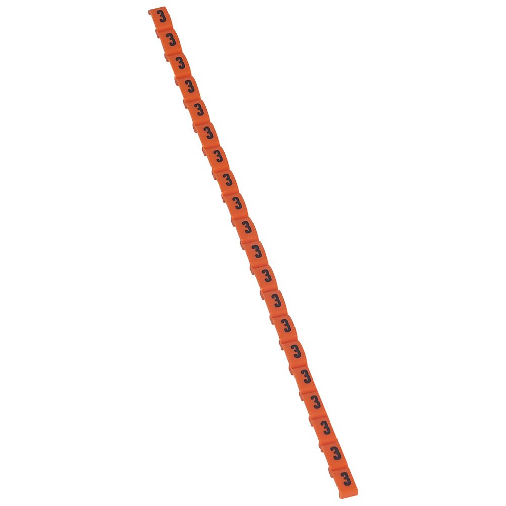 Duplix Marcador Naranja NRO3 38403 — Legrand — Legrand