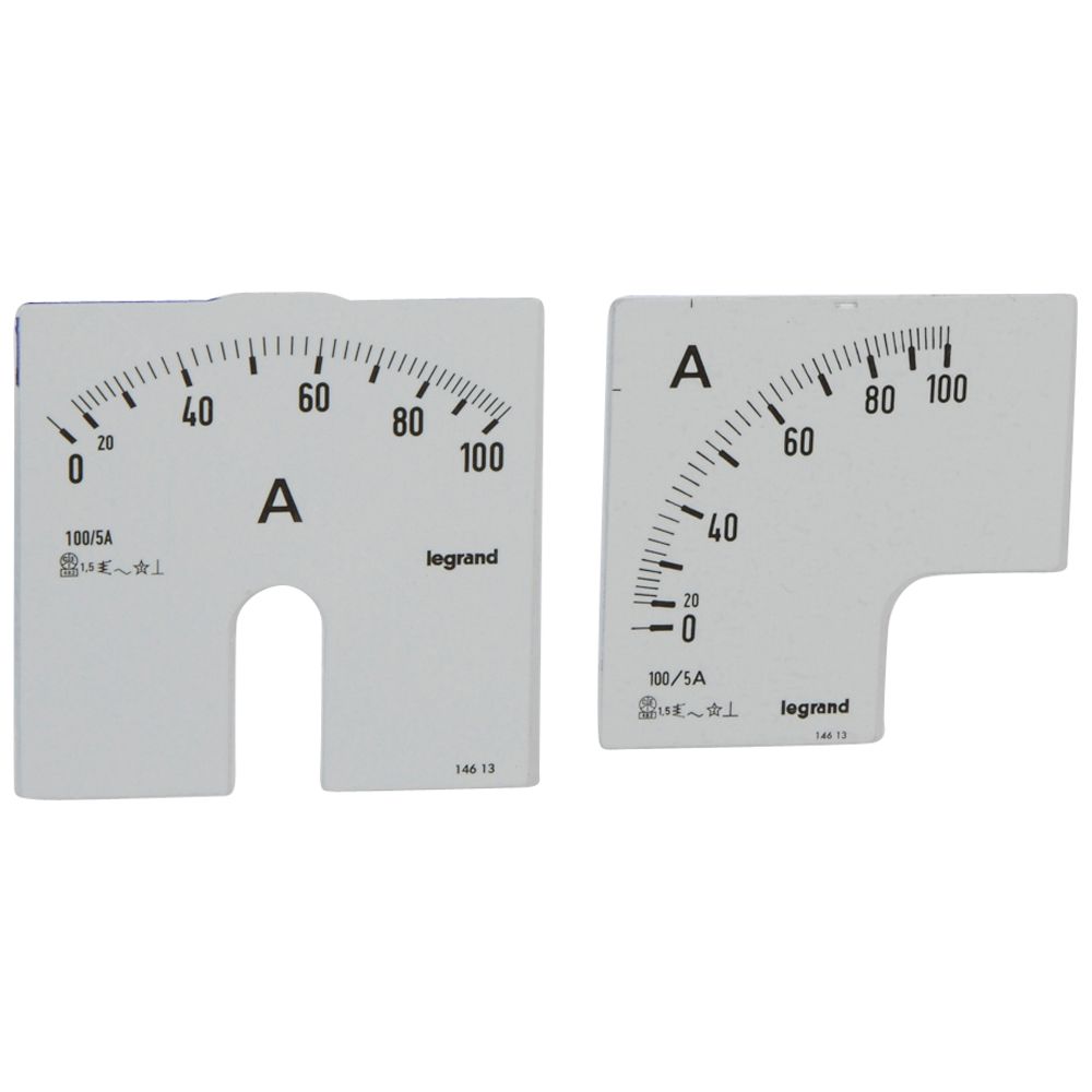 Cuadrante de Medida para Amperimetro Analogo 0-100A. 14613 — Legrand — Legrand