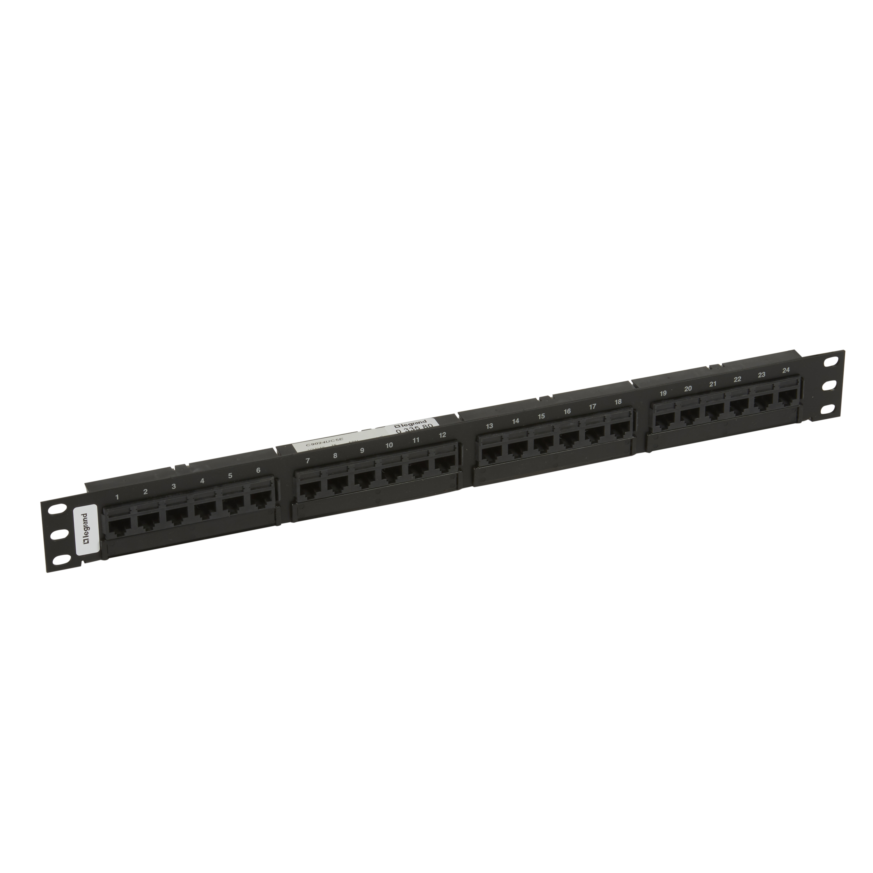 Patch Panel UTP Cat. 5E 24 Conectores Rj 45 Conexion 110 33580 LCS2 — Legrand — Legrand