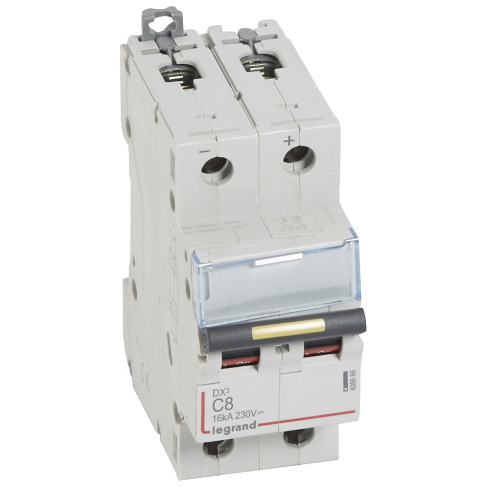 Interruptor automático 2x8A 16kA curva C 409566 Legrand — Legrand