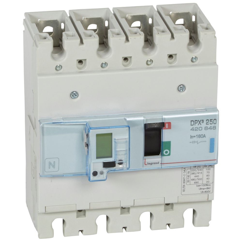 Interruptor caja moldeada 4x160A 70kA 420648 Legrand — Legrand