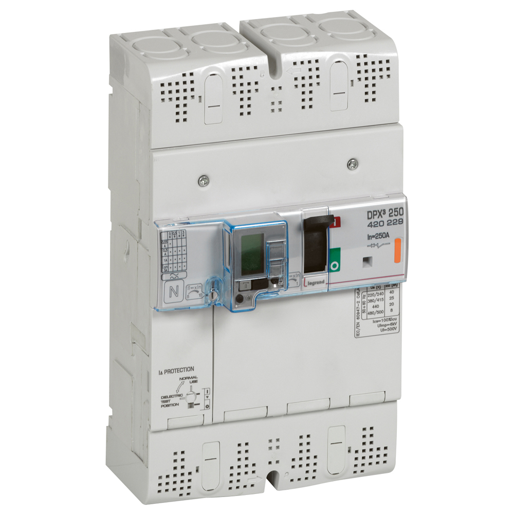 Interruptor caja moldeada 4x250A 25kA DPX 420229 Legrand — Legrand