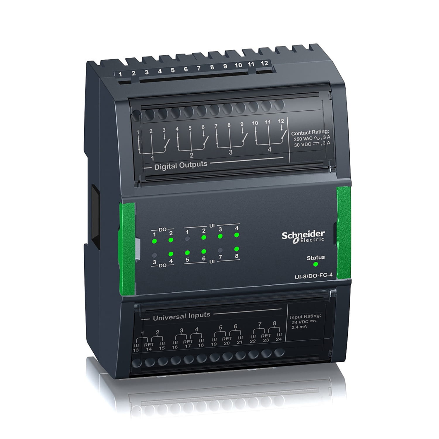 Modulo 8 Ent Univ 4 Sal Digital SXWUI8D4x10001 — Schneider Electric — Schneider Electric
