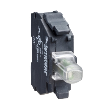 Block LED 230�240 Vca Verde ZALVG4 — Schneider Electric — Schneider Electric