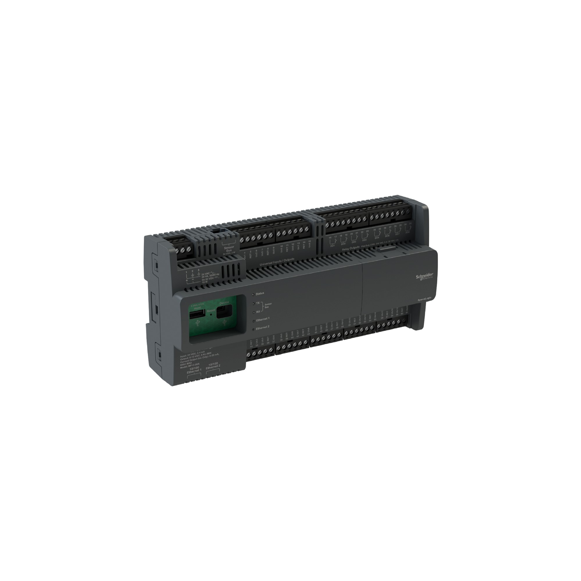 Smartx IP Controller MP-C,16UB, DEUB1AUB16, 4 Uc, DEUC1 AUC4 SXWMPC24A10001 — Schneider Electric — Schneider Electric
