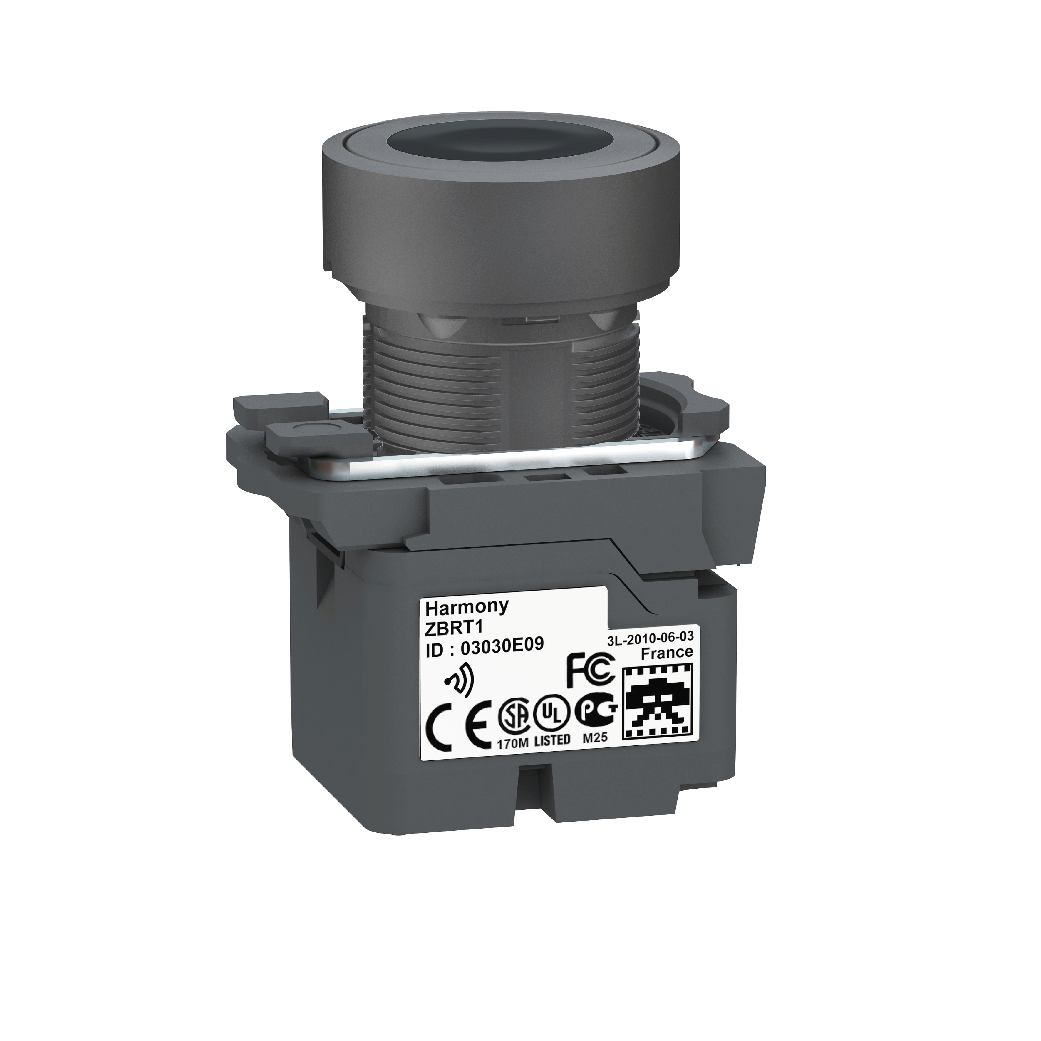 Pulsador Plast Negro Con Transf Completo ZB5RTA2 — Schneider Electric — Schneider Electric
