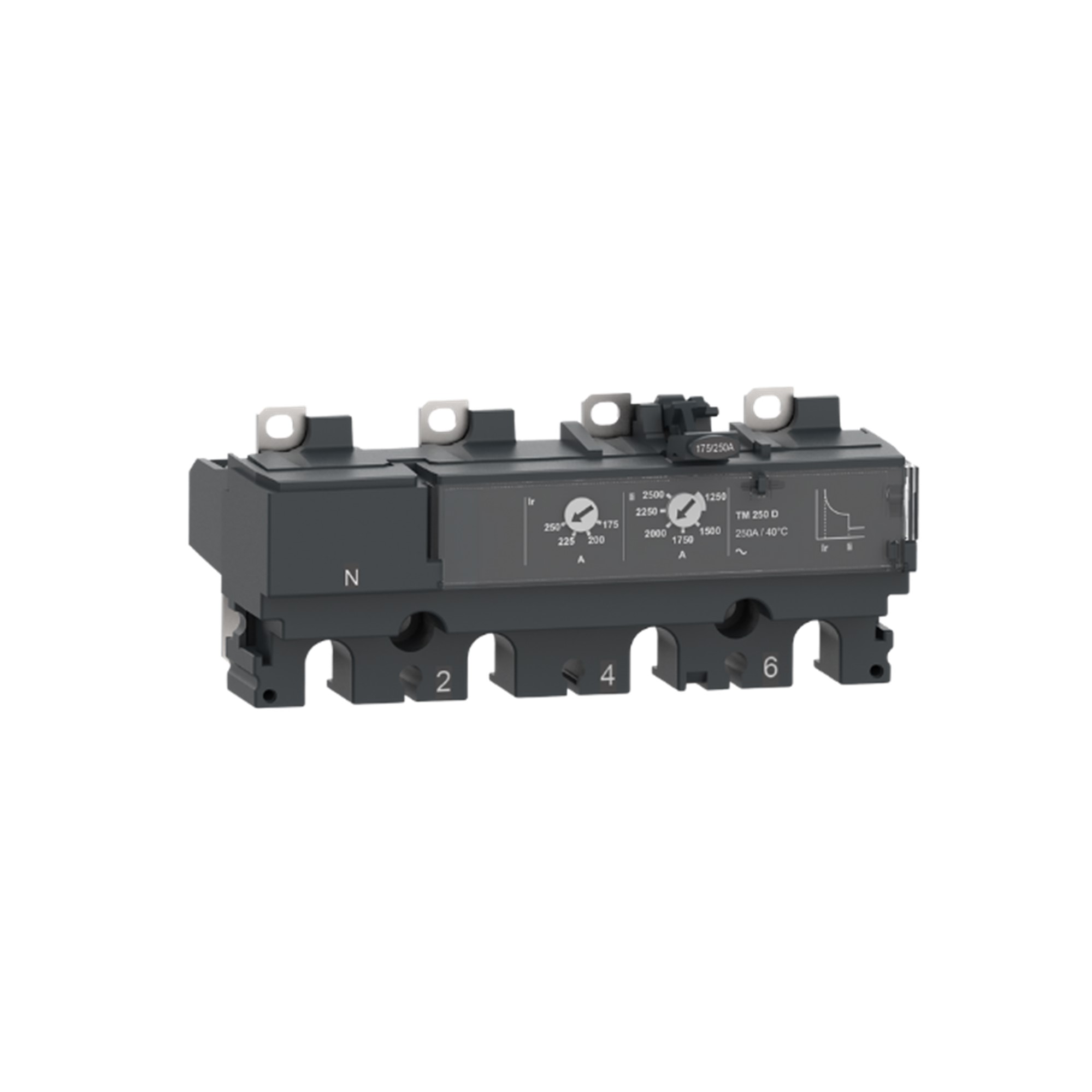 Unidad de control TM50D para interruptor NSX 100/160 50 A 4P4D C104TM063 — Schneider Electric — Schneider Electric