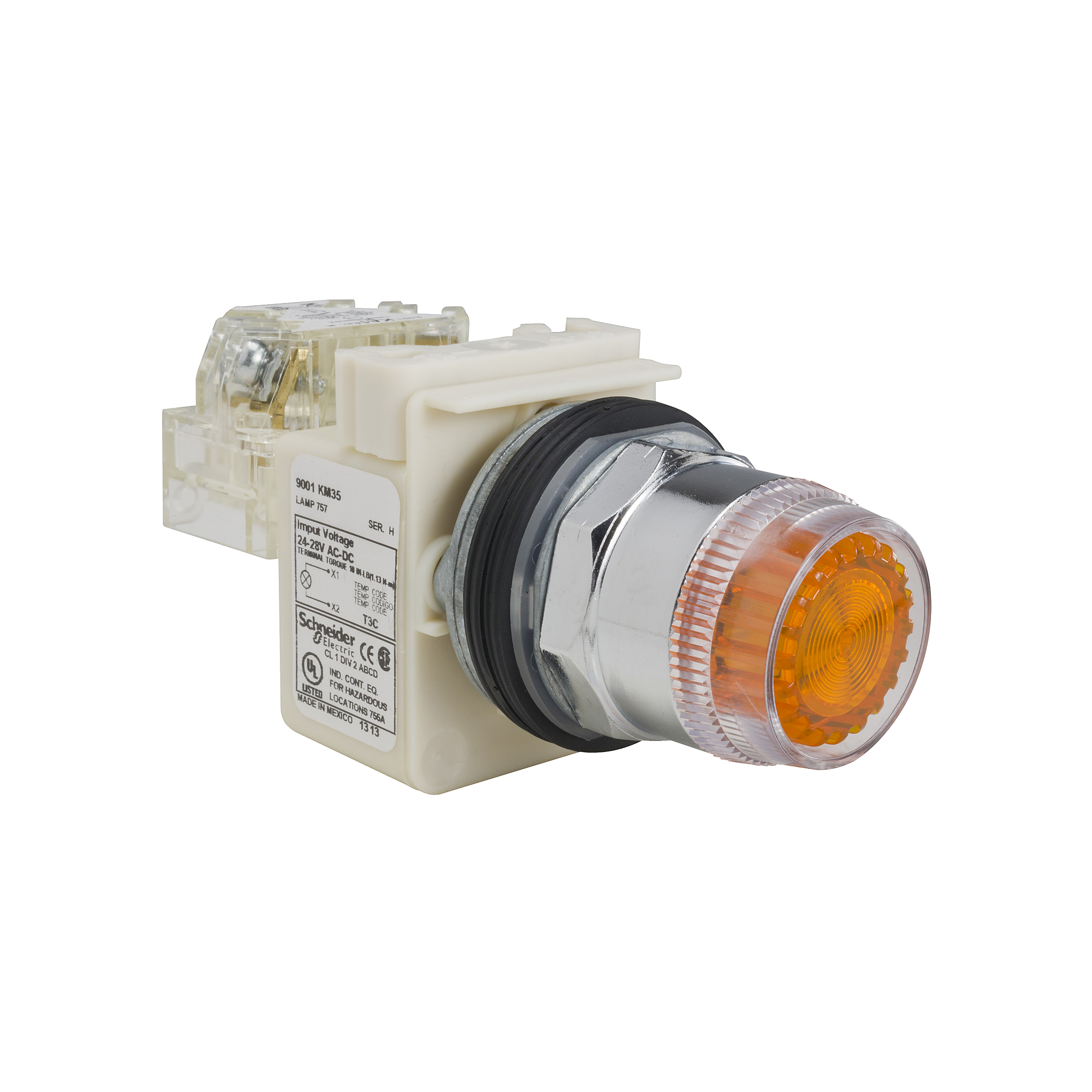 Pulsador LED Verde 120VAC/dc 9001K1L38LGG — Schneider Electric — Schneider Electric